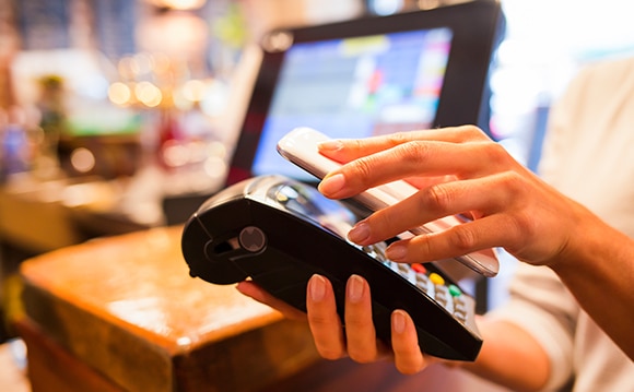 Móvil con pago sin contacto