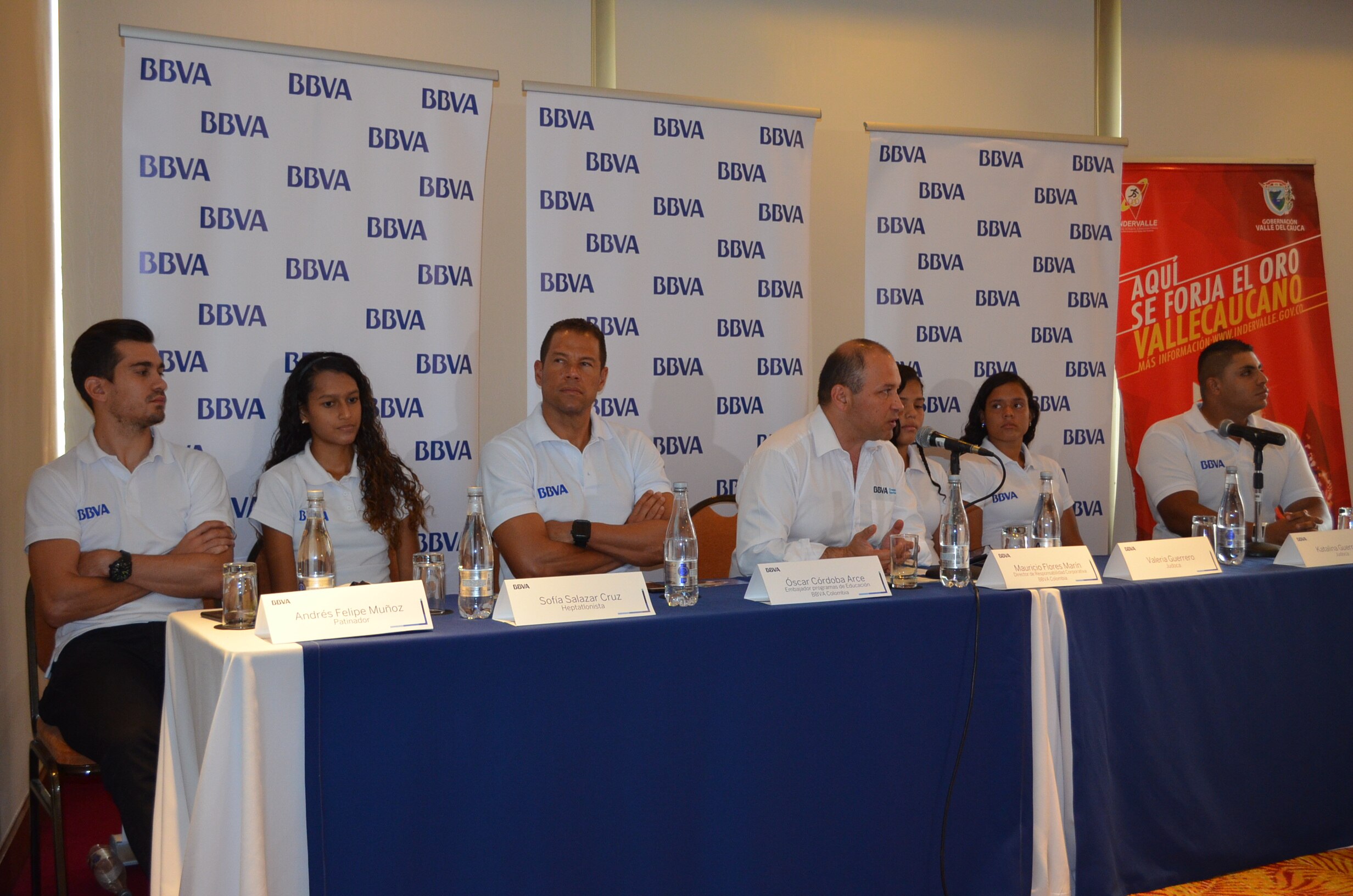 fotografia de Patrocinio BBVA deportistas Valle del Cauca