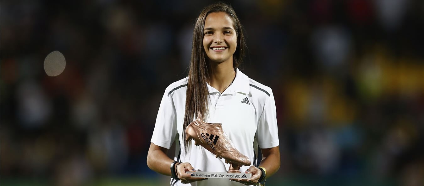 Deyna Castellanos, jugadora Vinotinto Deyna Castellanos, jugadora Vinotinto