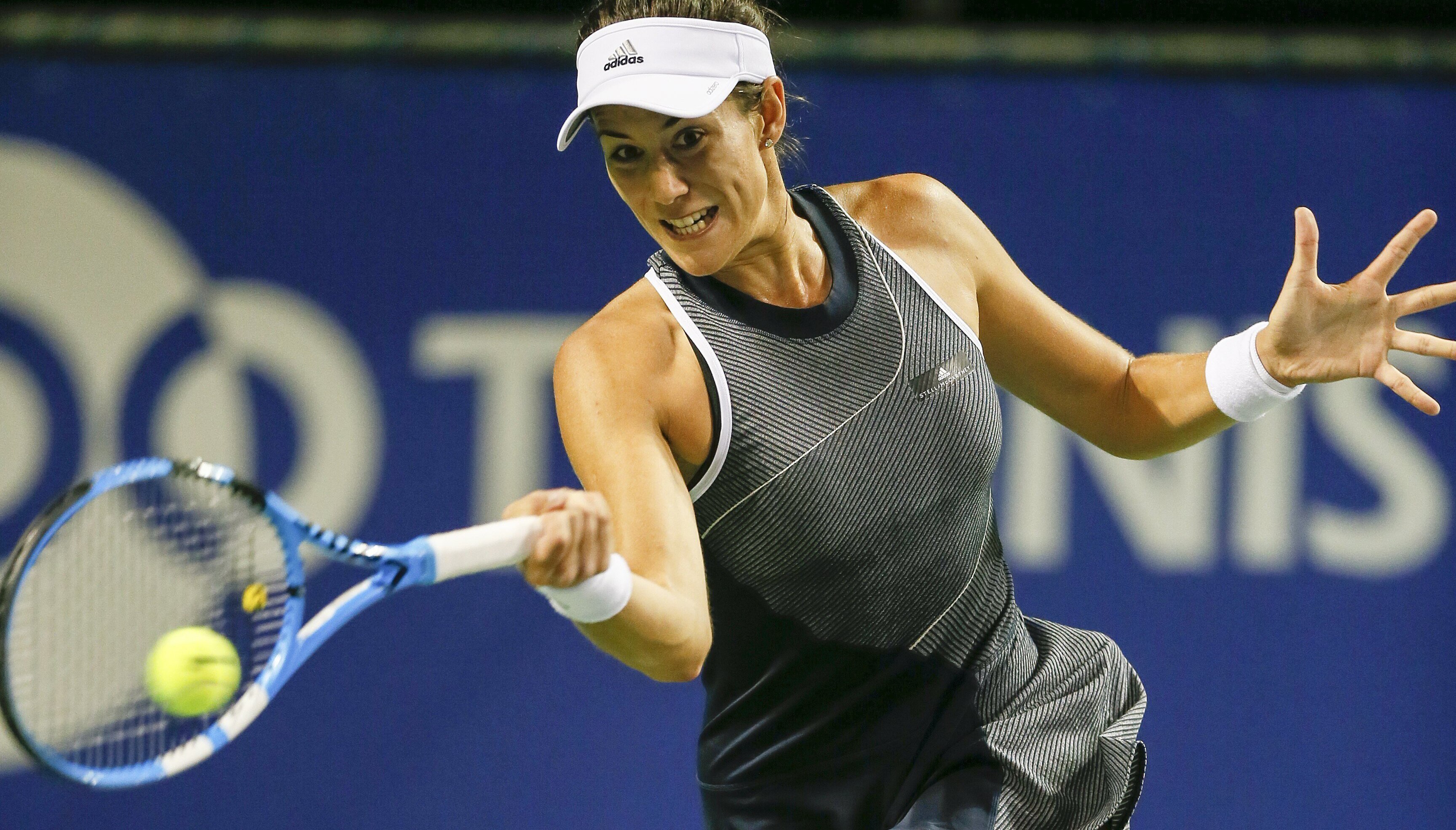 Garbiñe Muguruza en el torneo de Tokio