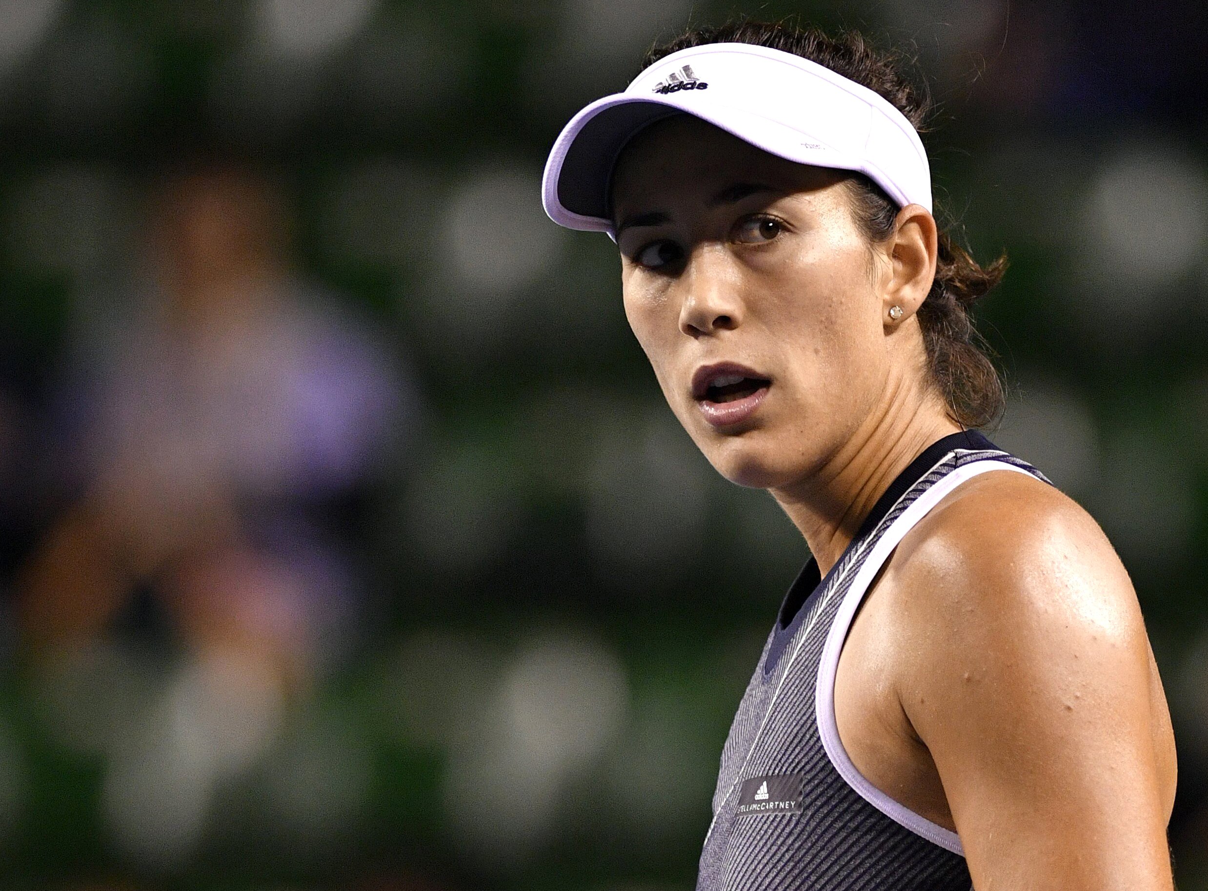 Garbiñe Muguruza en pista Garbiñe Muguruza en pista