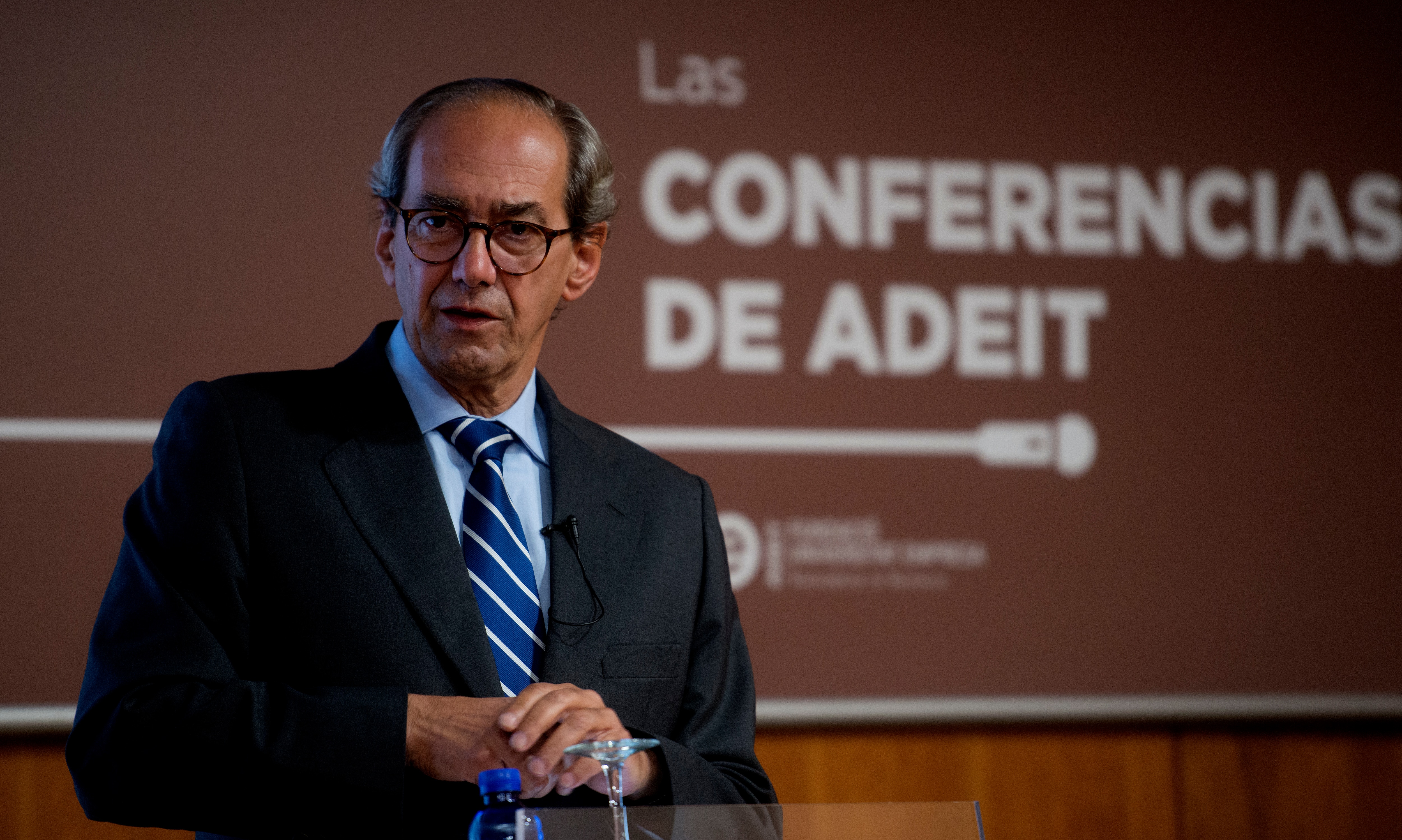 José Manuel González-Páramo, consejero ejecutivo de BBVA, en un momento de su conferencia en ADEIT, Valencia José Manuel González-Páramo, consejero ejecutivo de BBVA, en un momento de su conferencia en ADEIT, Valencia