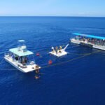 Plataforma en Roatan, Honduras, mundial de Apnea