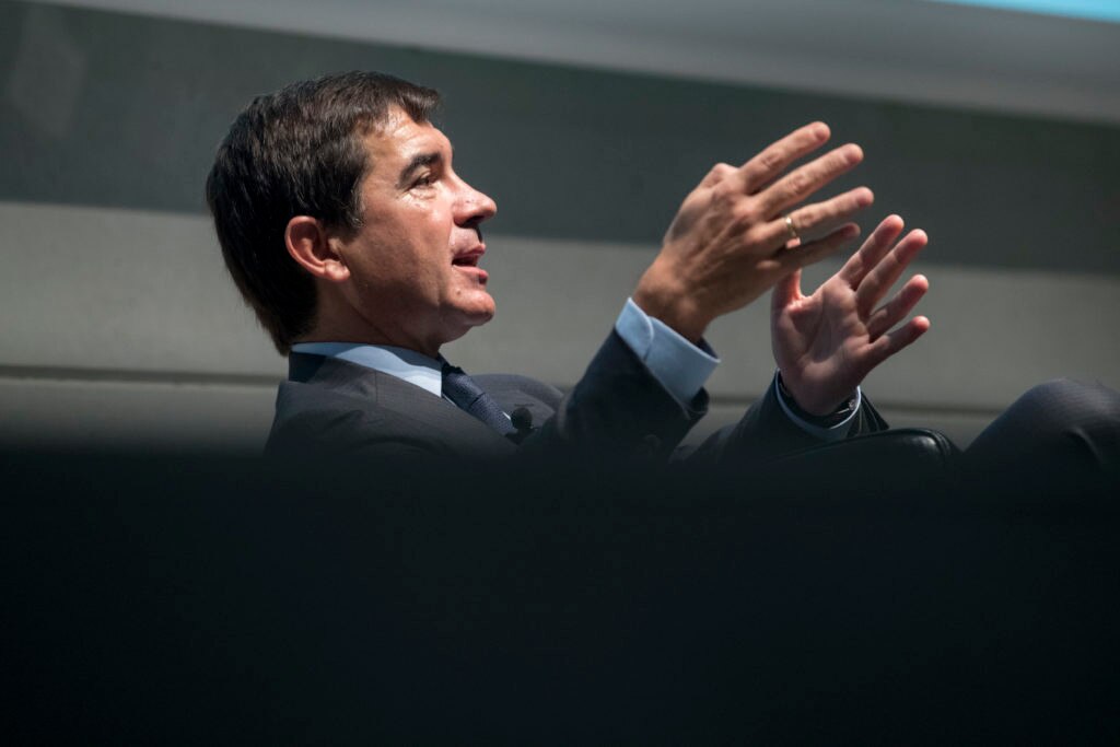 El consejero delegado de BBVA, durante su discurso en ESADE Barcelona El consejero delegado de BBVA, durante su discurso en ESADE Barcelona