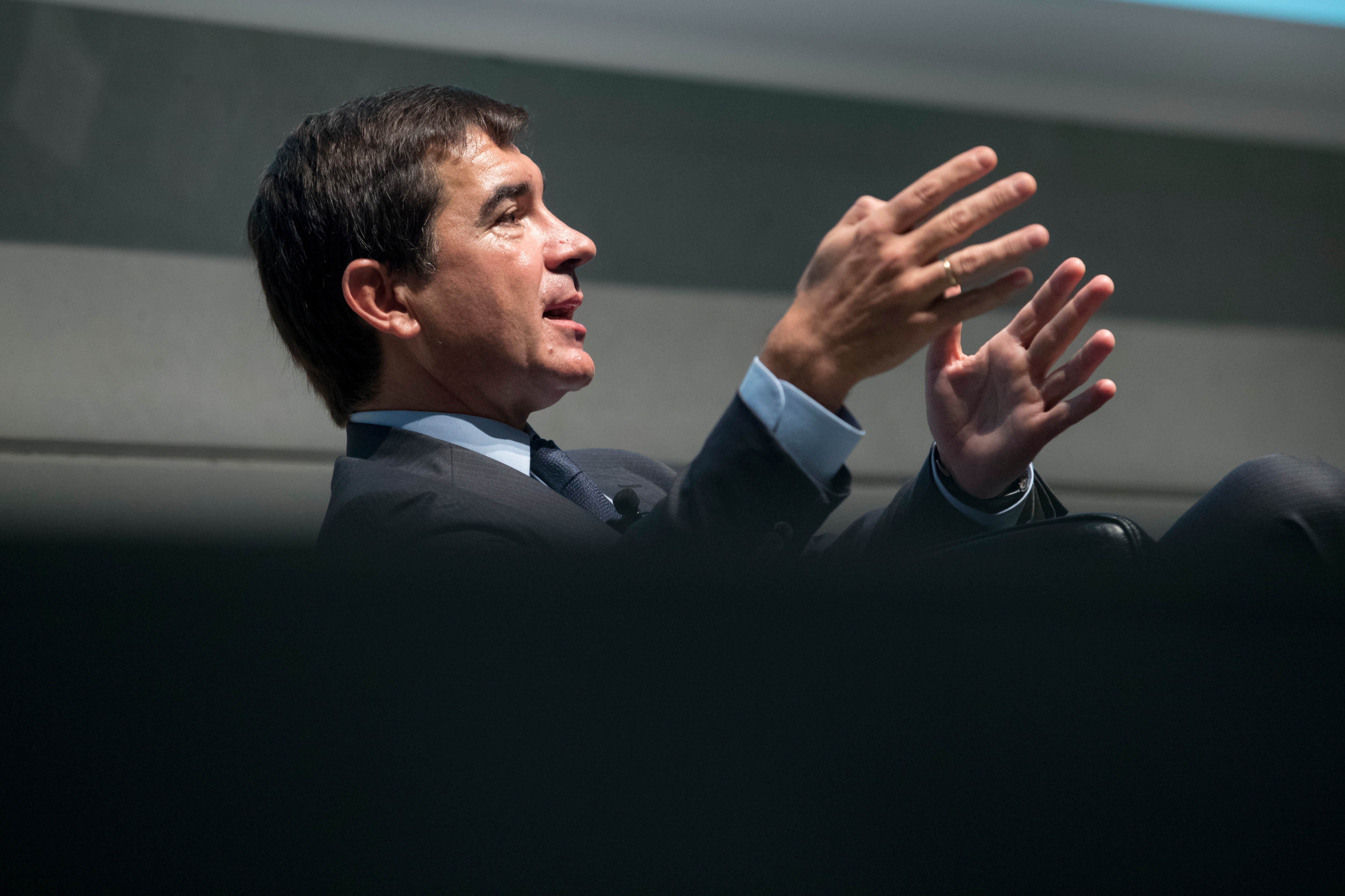 El consejero delegado de BBVA, durante su discurso en ESADE Barcelona El consejero delegado de BBVA, durante su discurso en ESADE Barcelona
