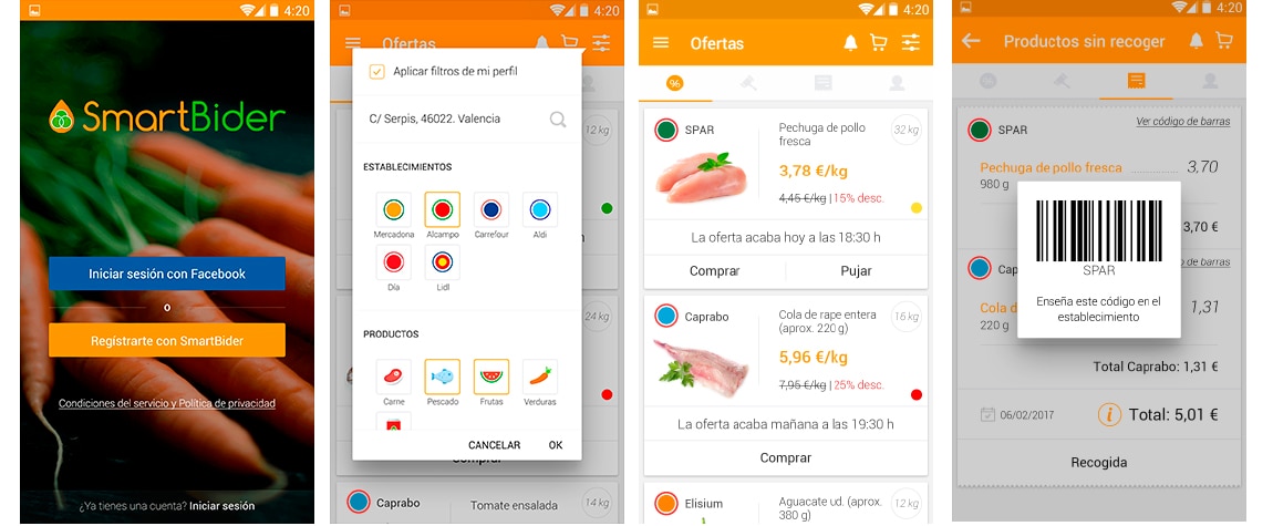 BBVA Momentum, emprendedor, Smartbider, app BBVA Momentum, emprendedor, Smartbider, app