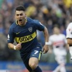 Cristian Pavón festeja su gol en la victoria de Boca 1 a 0 frente a Chacarita