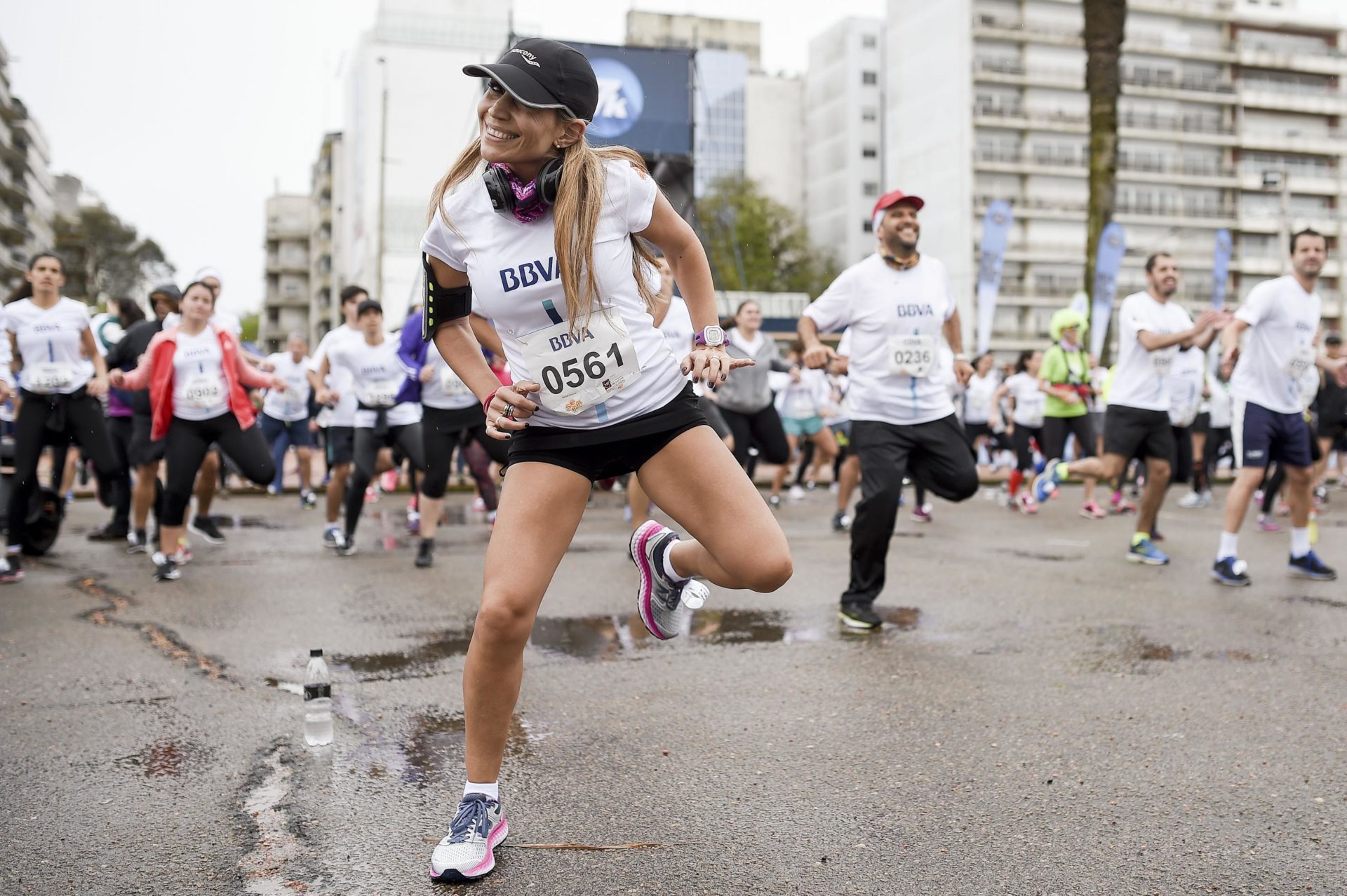 Entusiasmo en la Carrera 7K BBVA Uruguay