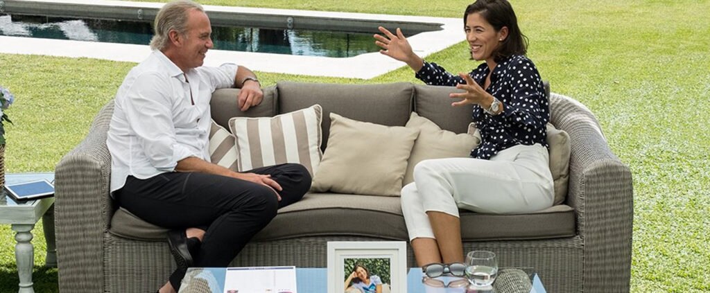 Garbiñe Muguruza y Bertín Osborne en Mi casa es la tuya Garbiñe Muguruza y Bertín Osborne en Mi casa es la tuya