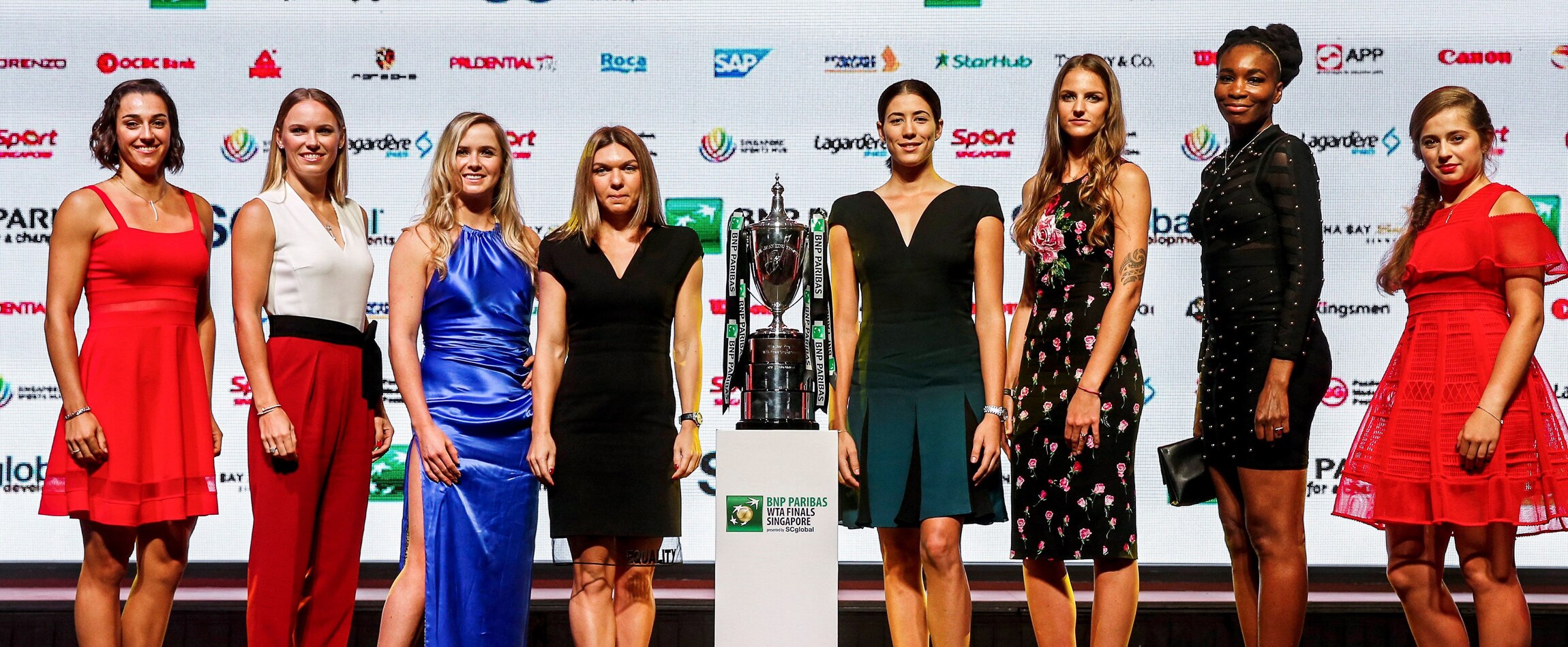 Garbiñe Muguruza y Simona Halep cabezas de serie del WTA Finals 2017 de Singapur Garbiñe Muguruza y Simona Halep cabezas de serie del WTA Finals 2017 de Singapur