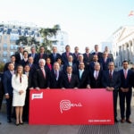 fioto de La delegación de inPerú, el 30 de octubre de 2017 en Madrid.