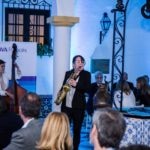 Banda de Jazz en la cena inaugural del San Isidro Jazz & Más.