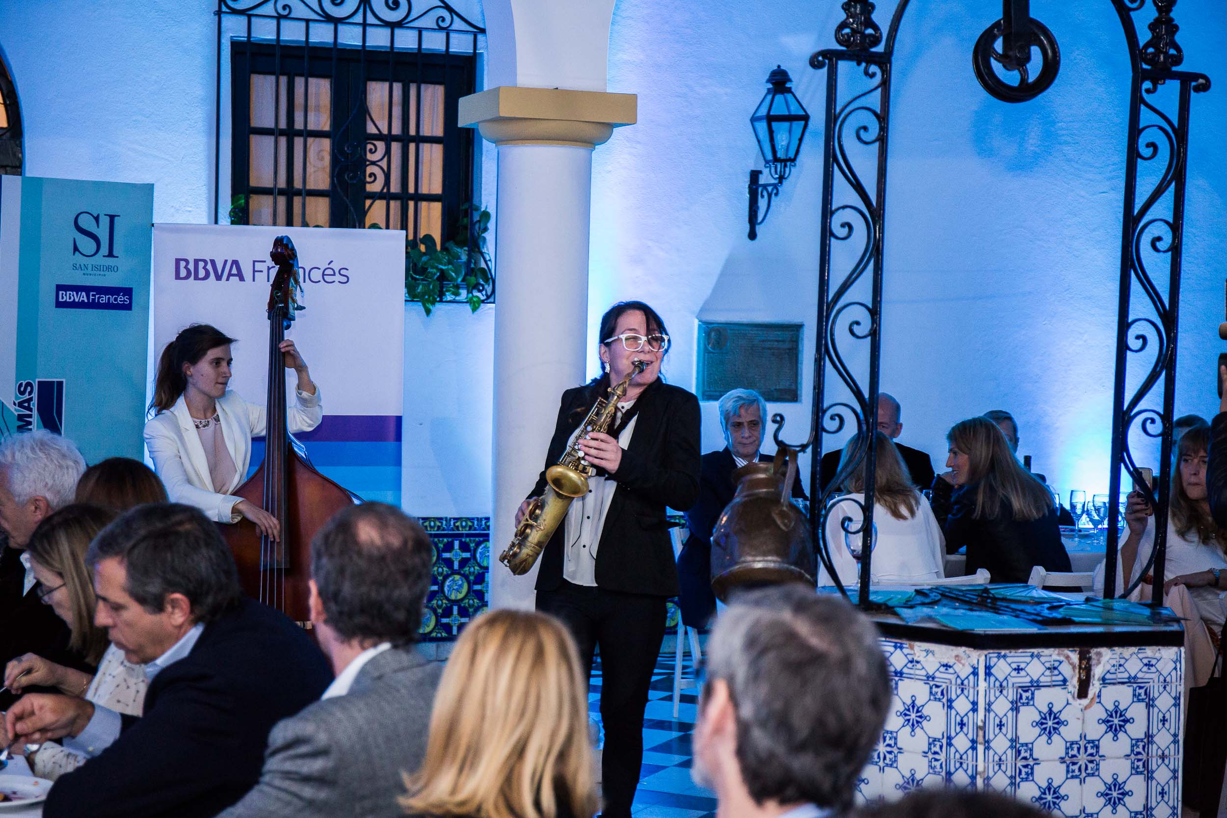 Banda de Jazz en la cena inaugural del San Isidro Banda de Jazz en la cena inaugural del San Isidro Jazz & Más.