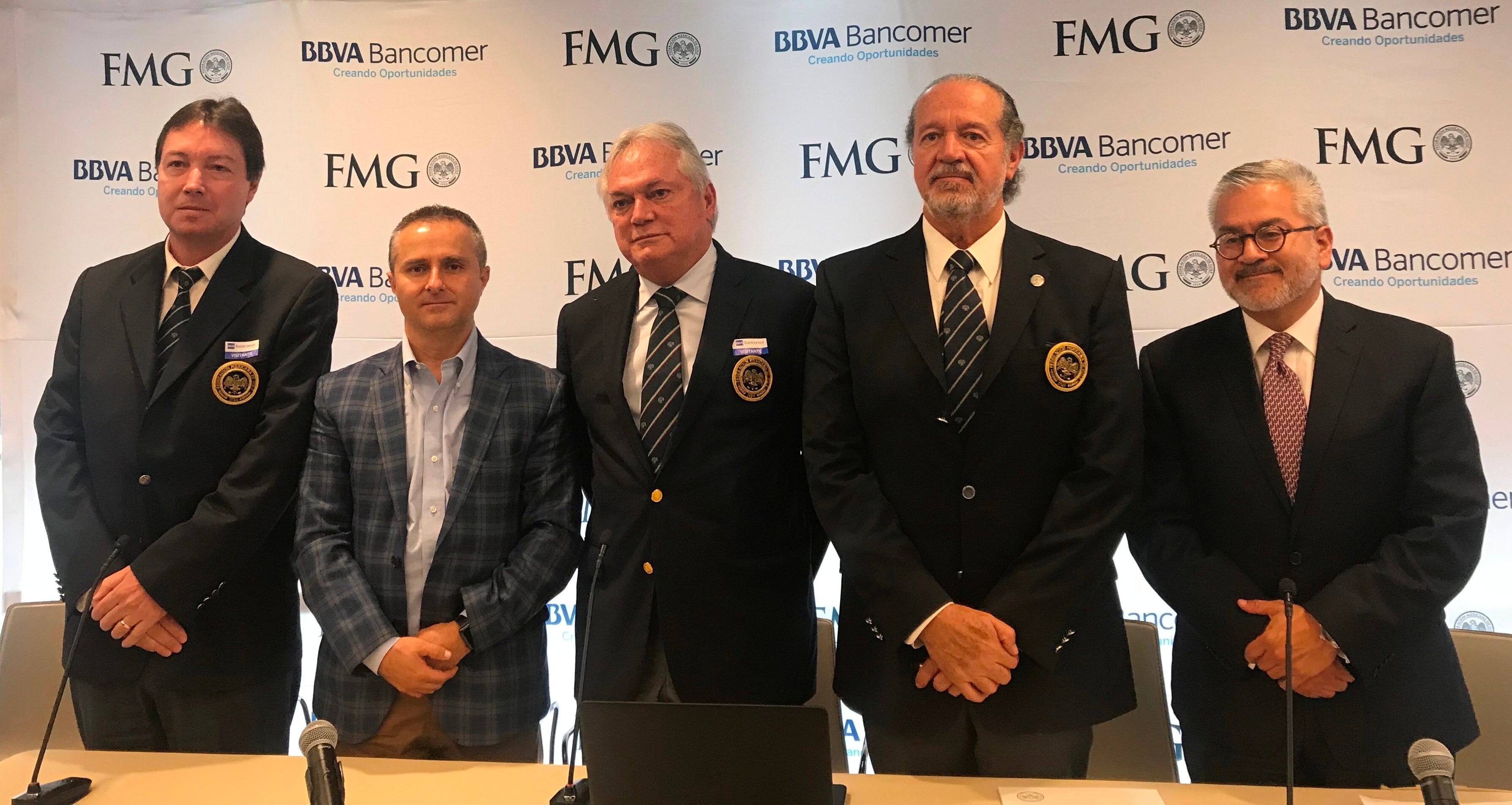 Patrocinio BBVA Bancomer a la FMG 18.10.2017 FMG