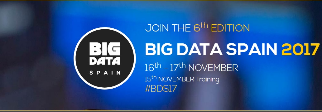 BBVA acude al evento representado por todas sus área de big data Big Data Spain 2017