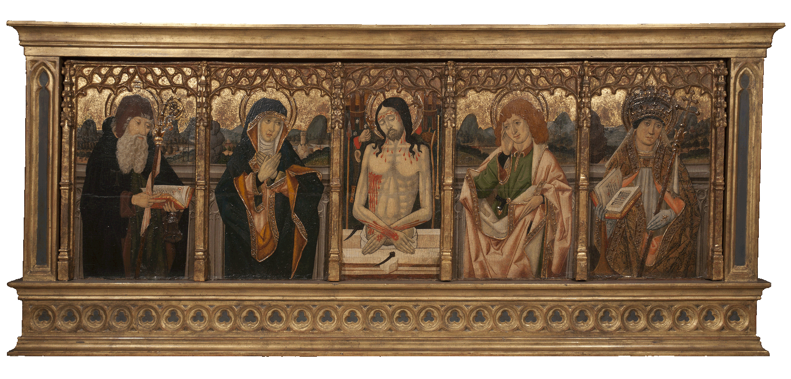 cristo-de-la-piedad-con-la-virgen-san-juan-y-santos-colección-bbva-retrablo-pintura-toledo-cisneros-cardenal-bbva