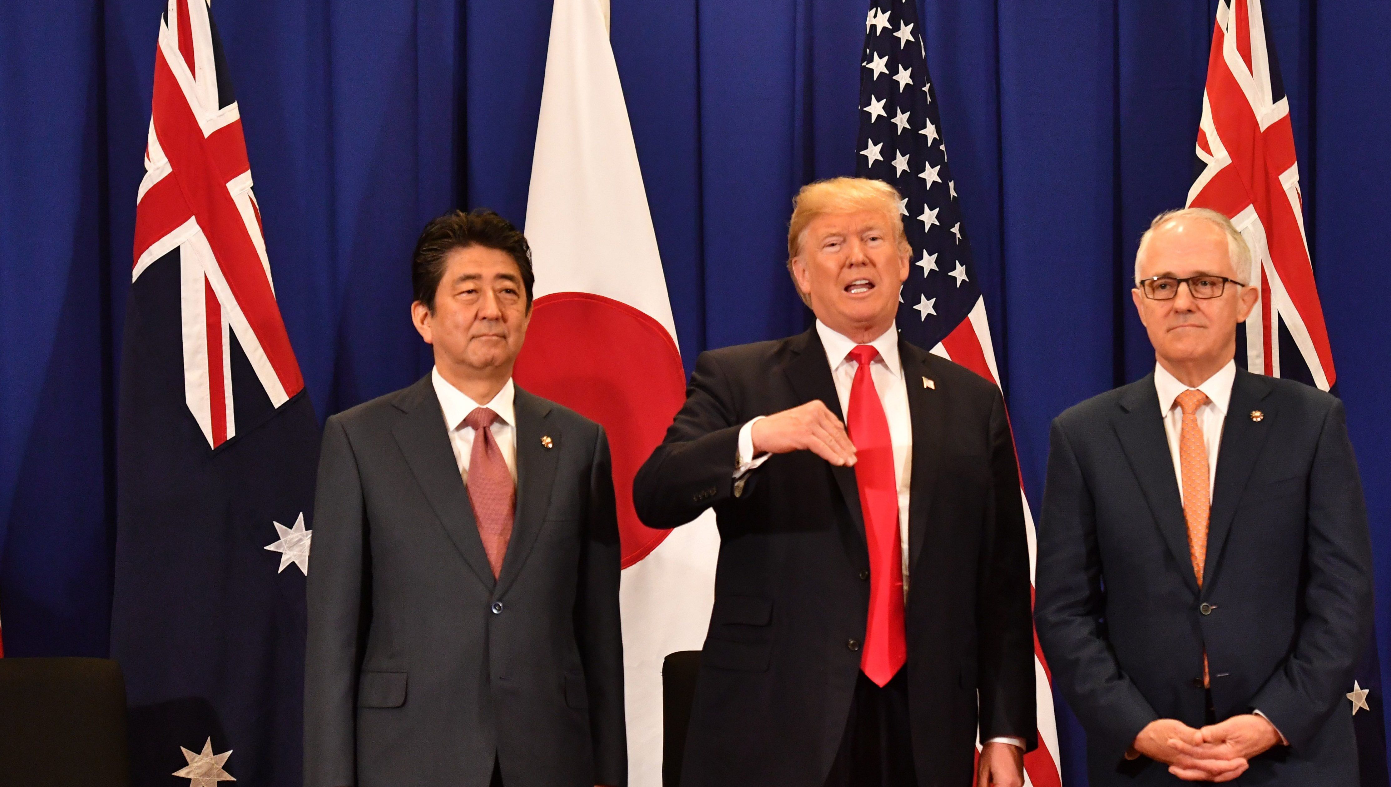 Donald-Trump-Shinzo-Abe-Malcolm-Turnbull-efe-bbva. Donald-Trump-Shinzo-Abe-Malcolm-Turnbull-efe-bbva.