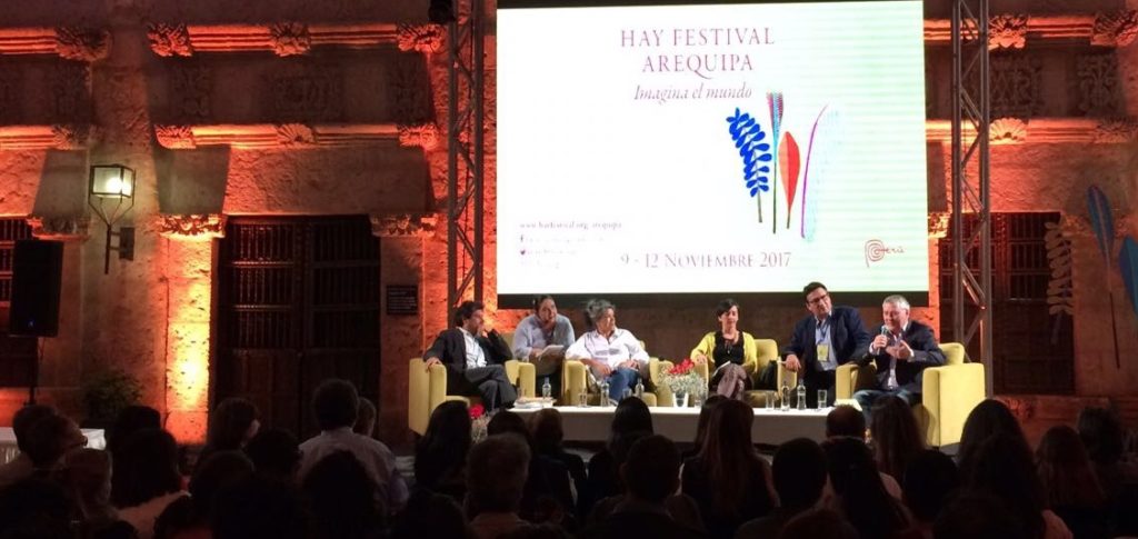 La casona Tristán del Pozo, de la Fundación BBVA Continental, fue una de las sedes del Hay Festival. La casona Tristán del Pozo, de la Fundación BBVA Continental, fue una de las sedes del Hay Festival.