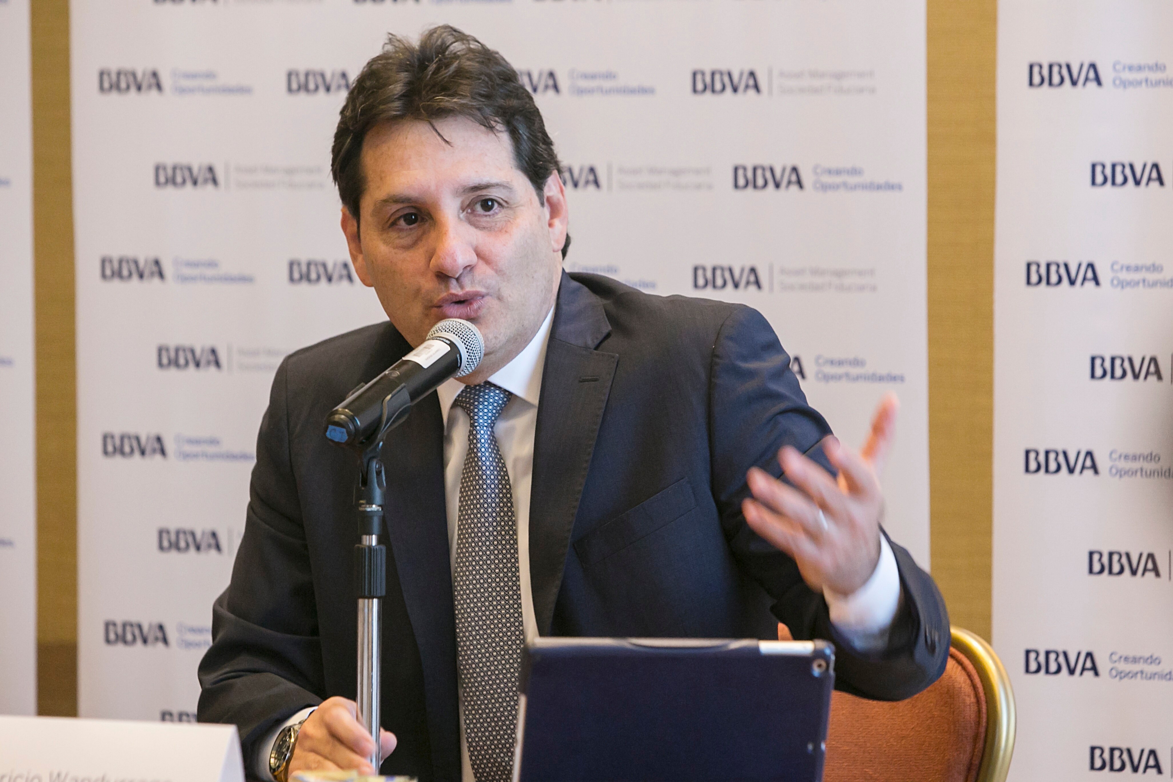Mauricio Wandurraga gerente general de BBVA Asset Management Colombia. fotografía de Mauricio Wandurraga gerente general de BBVA Asset Management Colombia.