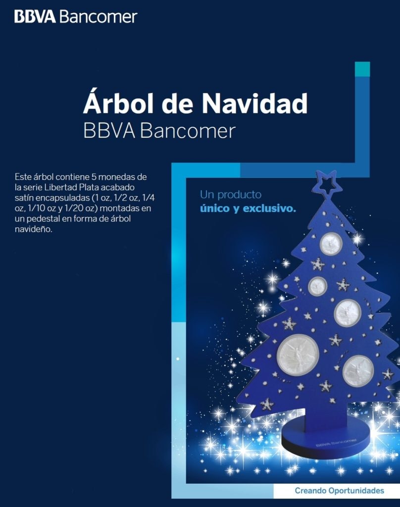 Arbol de navidad Bancomer