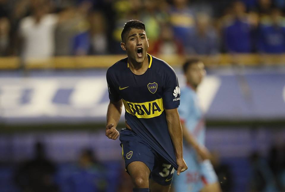 Guido Vadalá festeja su gol Guido Vadalá festeja su gol