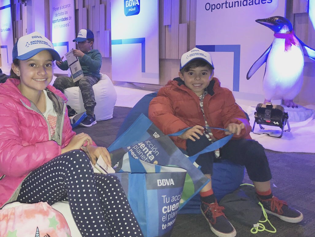 Paola Tello primera colombiana en la Antártida BBVA Fotografía de Paola Tello primera colombiana en la Antártida BBVA