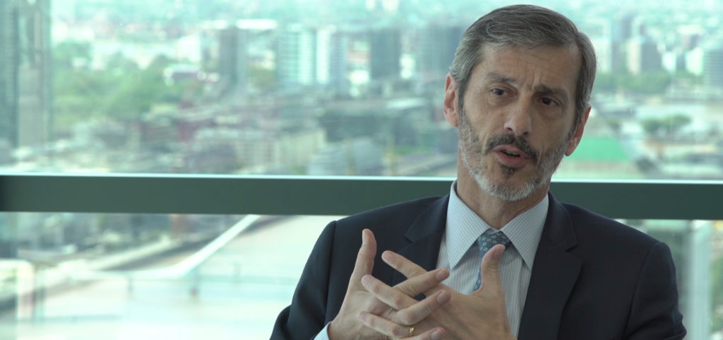 Martín Zarich, presidente ejecutivo de BBVA Francés, durante la entrevista para el especial de Argentina en bbva.com Martín Zarich, presidente ejecutivo de BBVA Francés, durante la entrevista para el especial de Argentina en bbva.com
