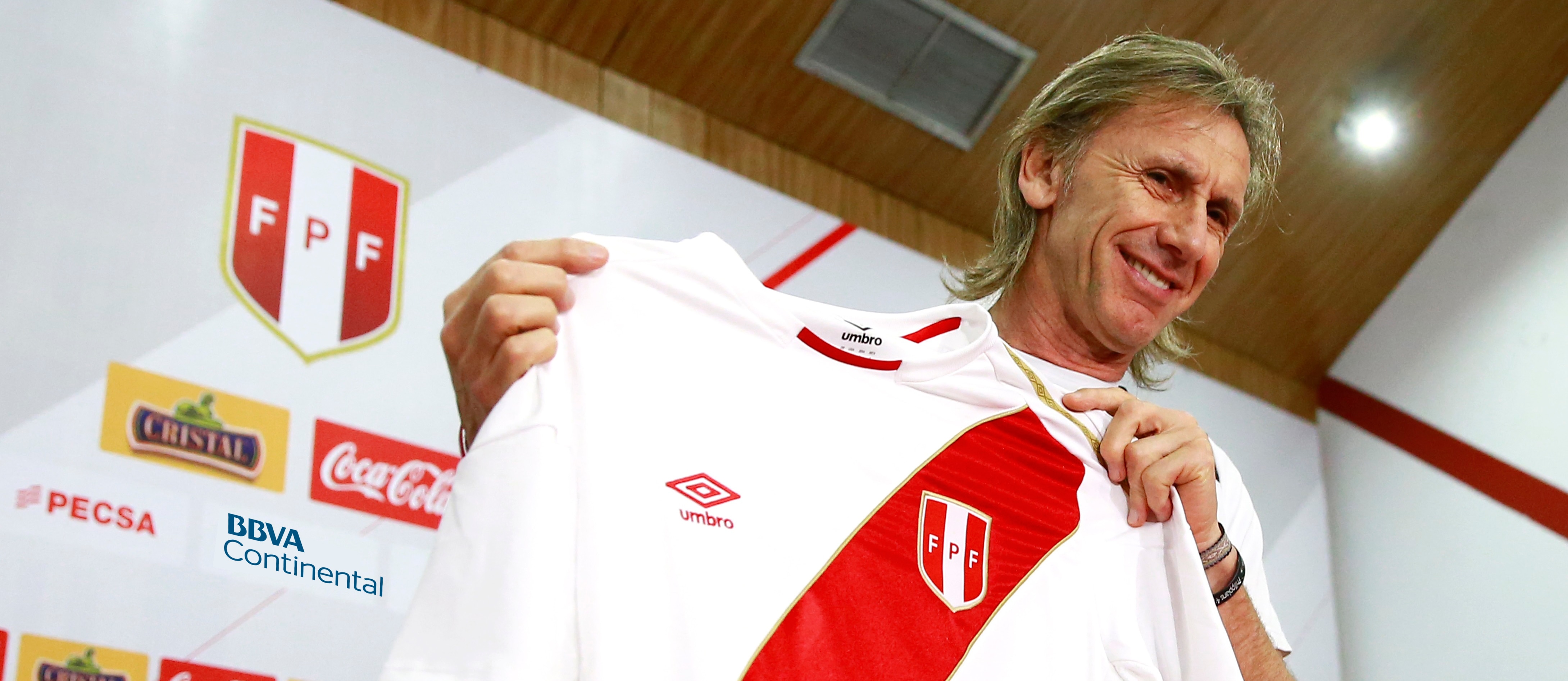 Ricardo Gareca, técnico de la selección de Perú. Ricardo Gareca, técnico de la selección de Perú.