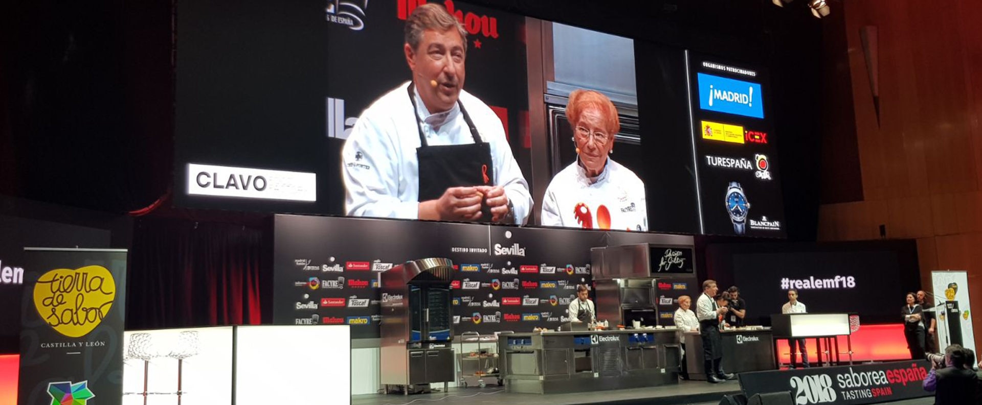 Joan Roca y Montserrat Fontané en Madrid Fusión 2018 BBVA