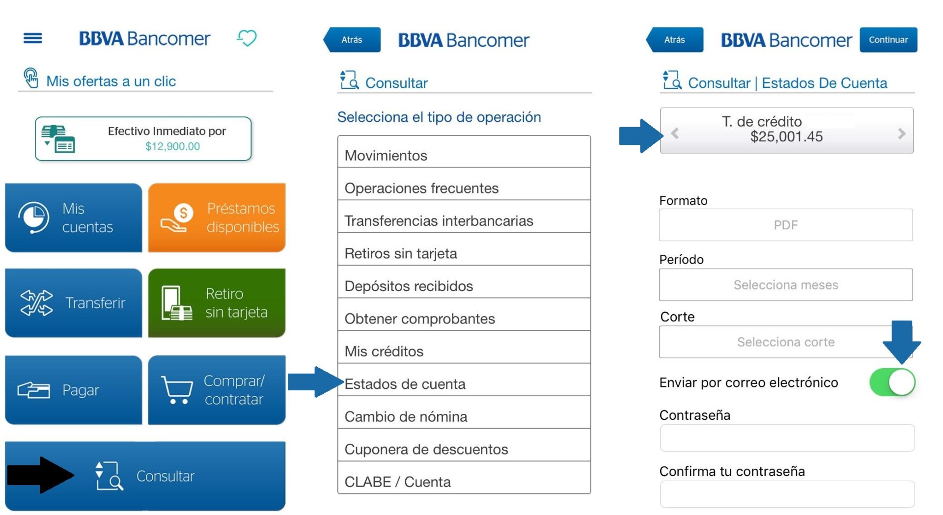 ¿Cómo obtener un estado de cuenta por correo electrónico