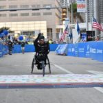 Sanclemente cruza la meta Maratón Miami