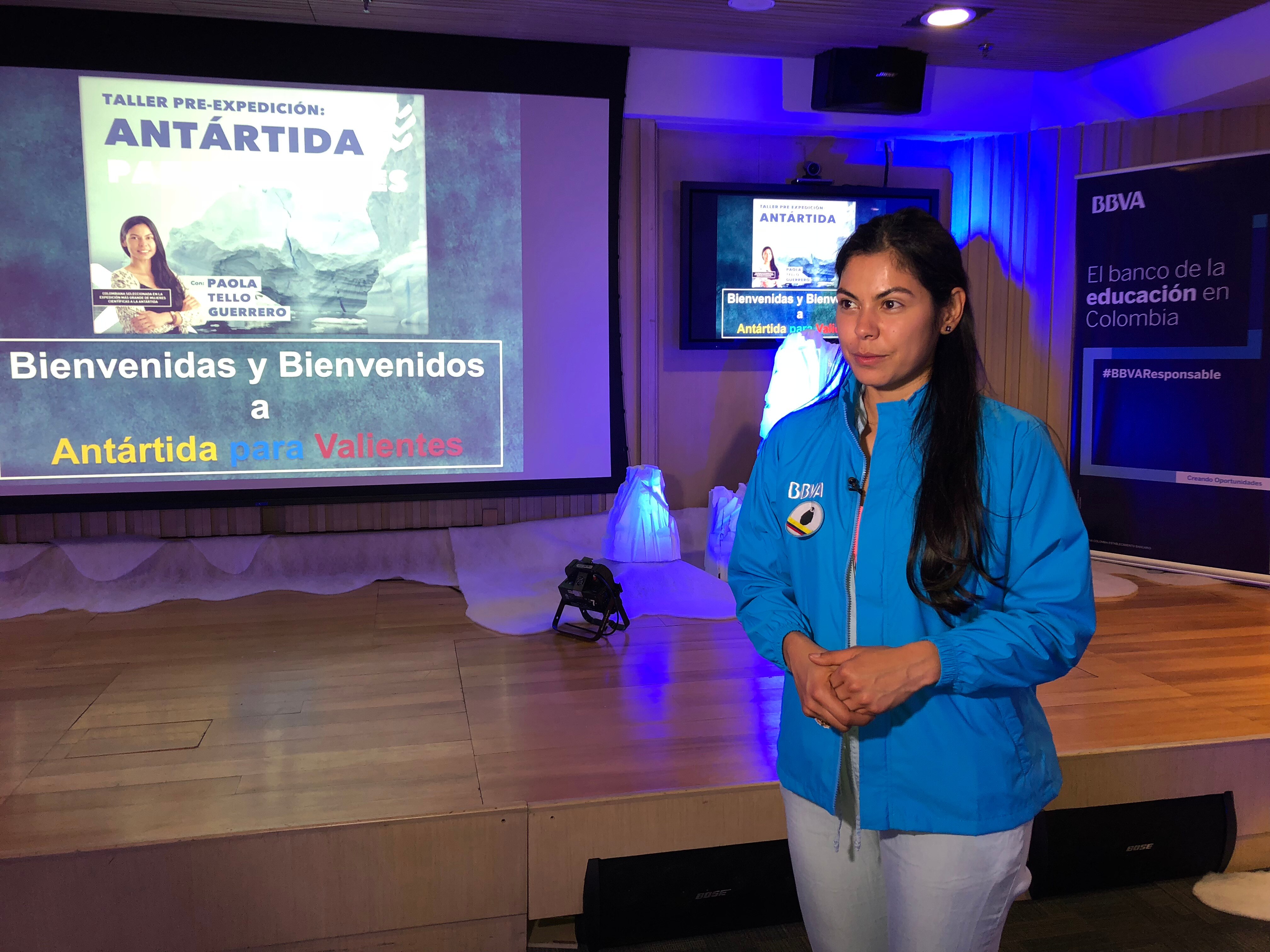Paola ,ello,en,la,Antártida,para,valientes,un,programa,apoyado,por,BBVA