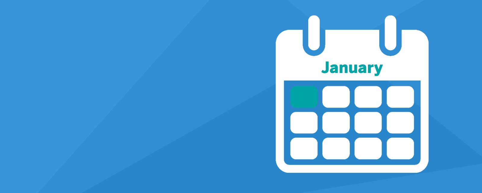 Image of calendar for the round-up of BBVA Compass articles in the month of January 2018. Calendar-Monthly-Roundups-January
