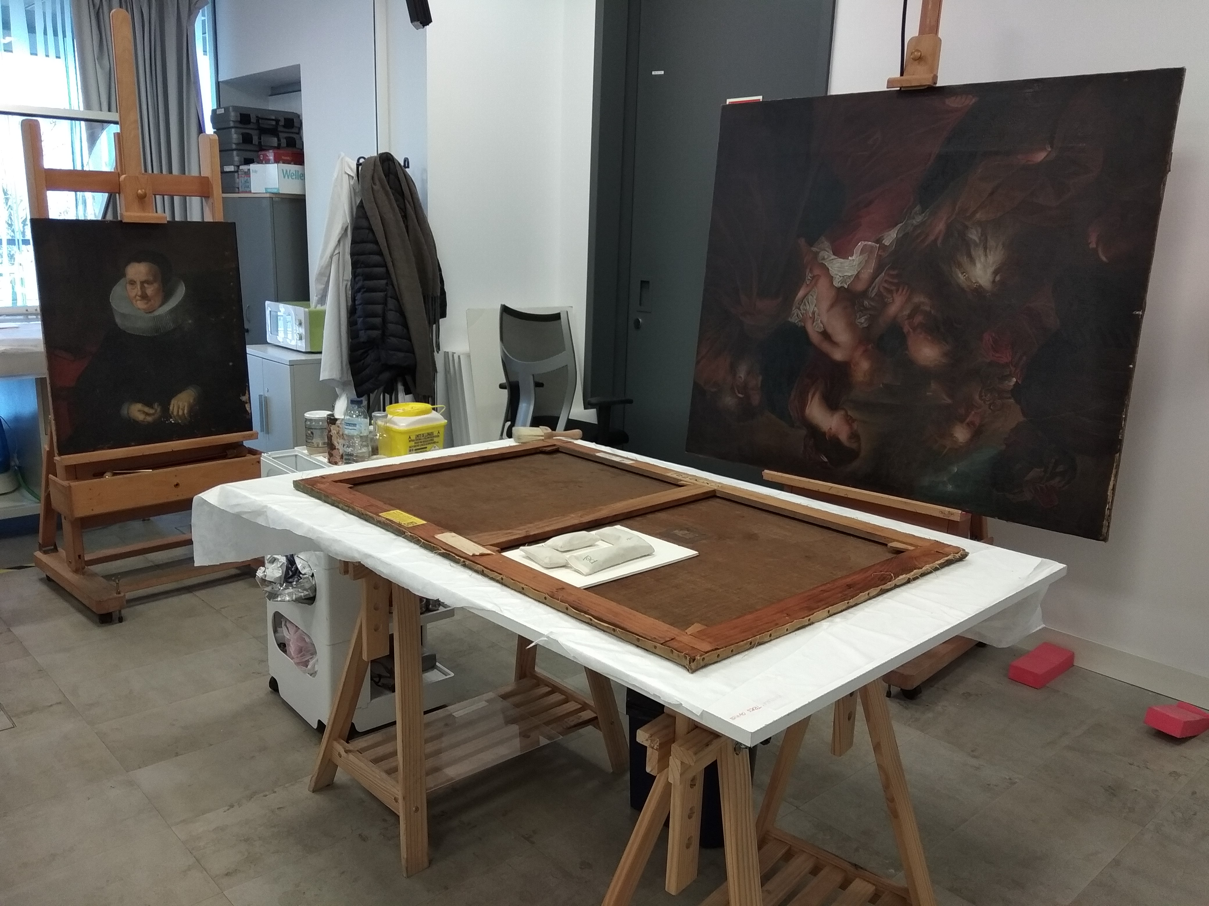 taller-restauracion-conservacion-pintura-coleccion-bbva taller-restauracion-conservacion-pintura-coleccion-bbva