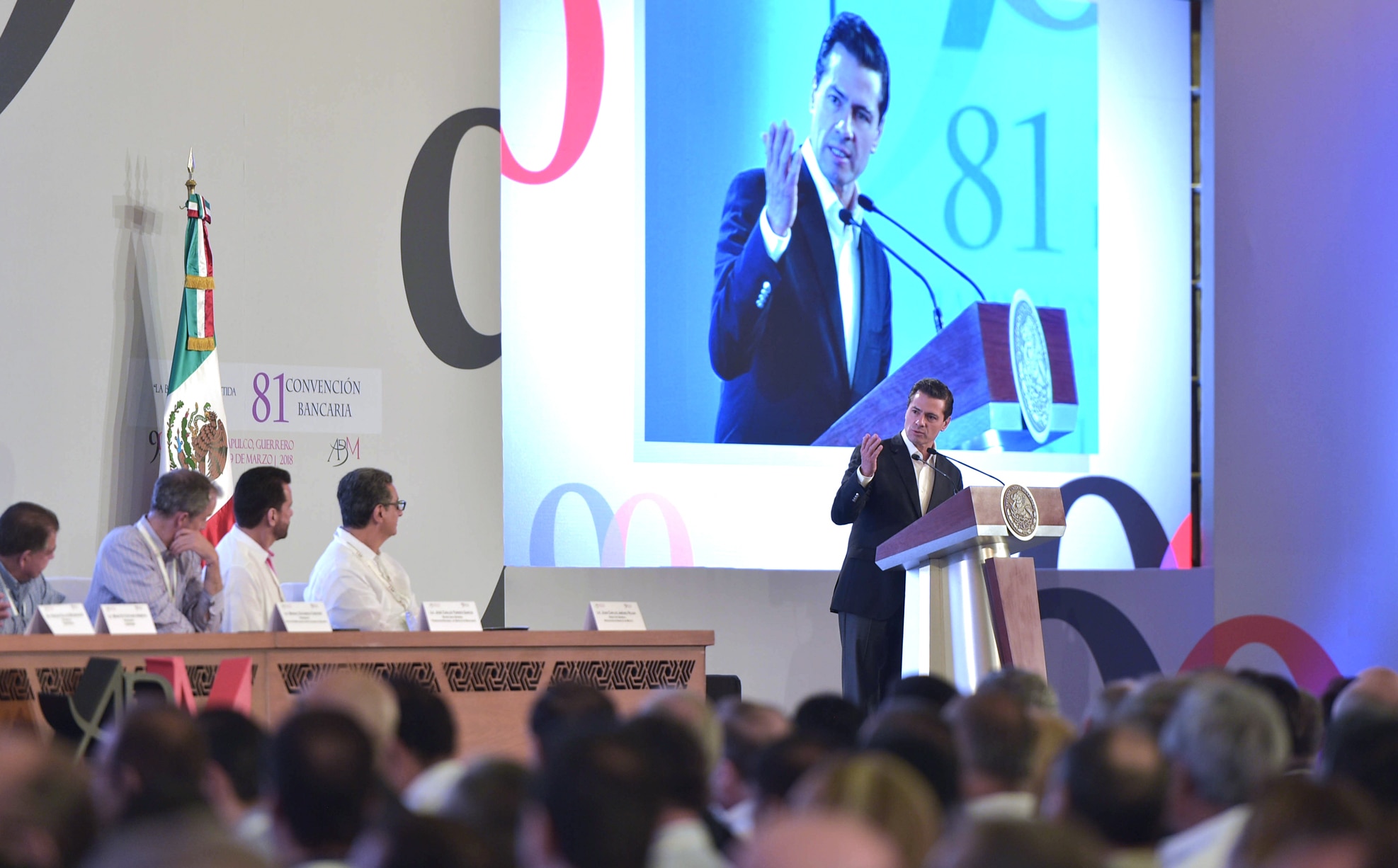 El presidente Enrique Peña Nieto en la Inauguración de la Convención Nacional Bancaria El presidente Enrique Peña Nieto en la Inauguración de la Convención Nacional Bancaria
