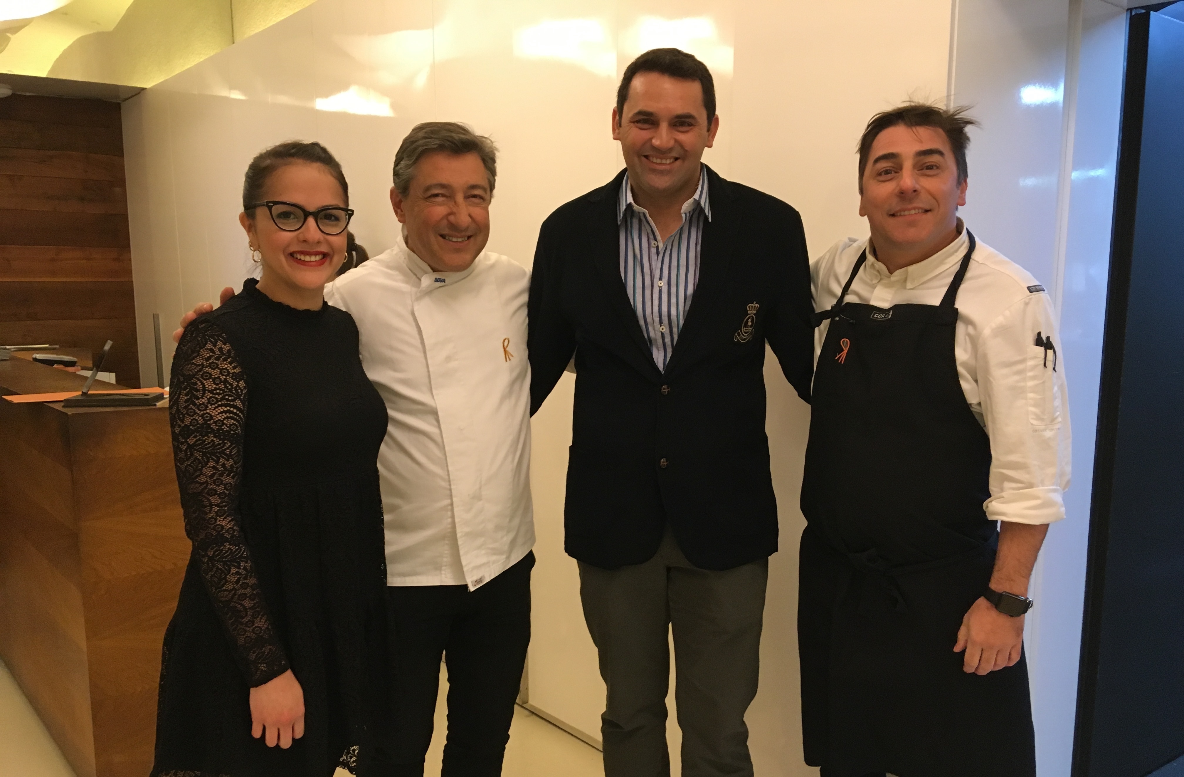 Chef uruguayos con Joan y Jordi Roca