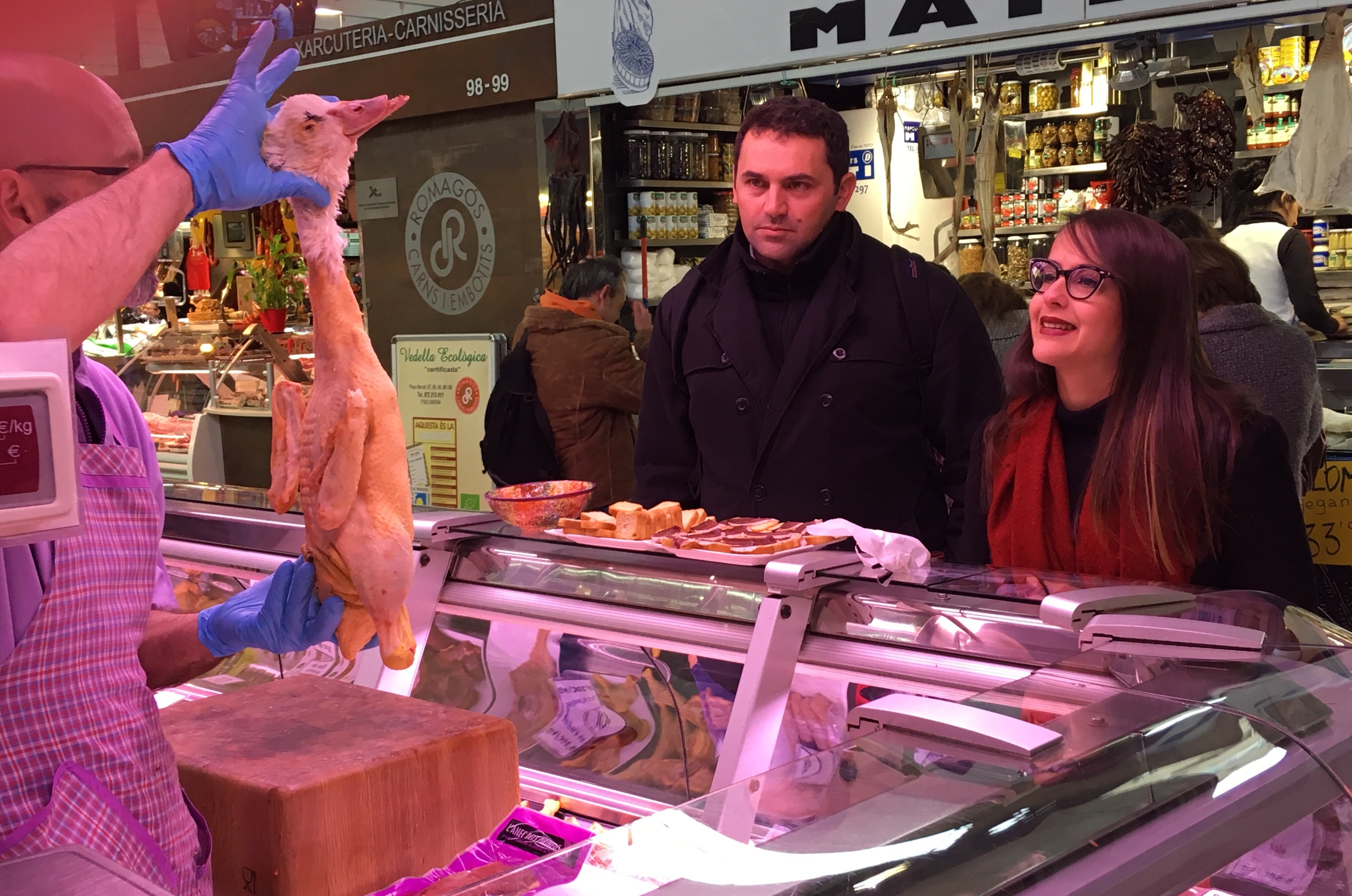 Chef uruguayos en el Mercado de Lleo Chef uruguayos en el Mercado de Lleo