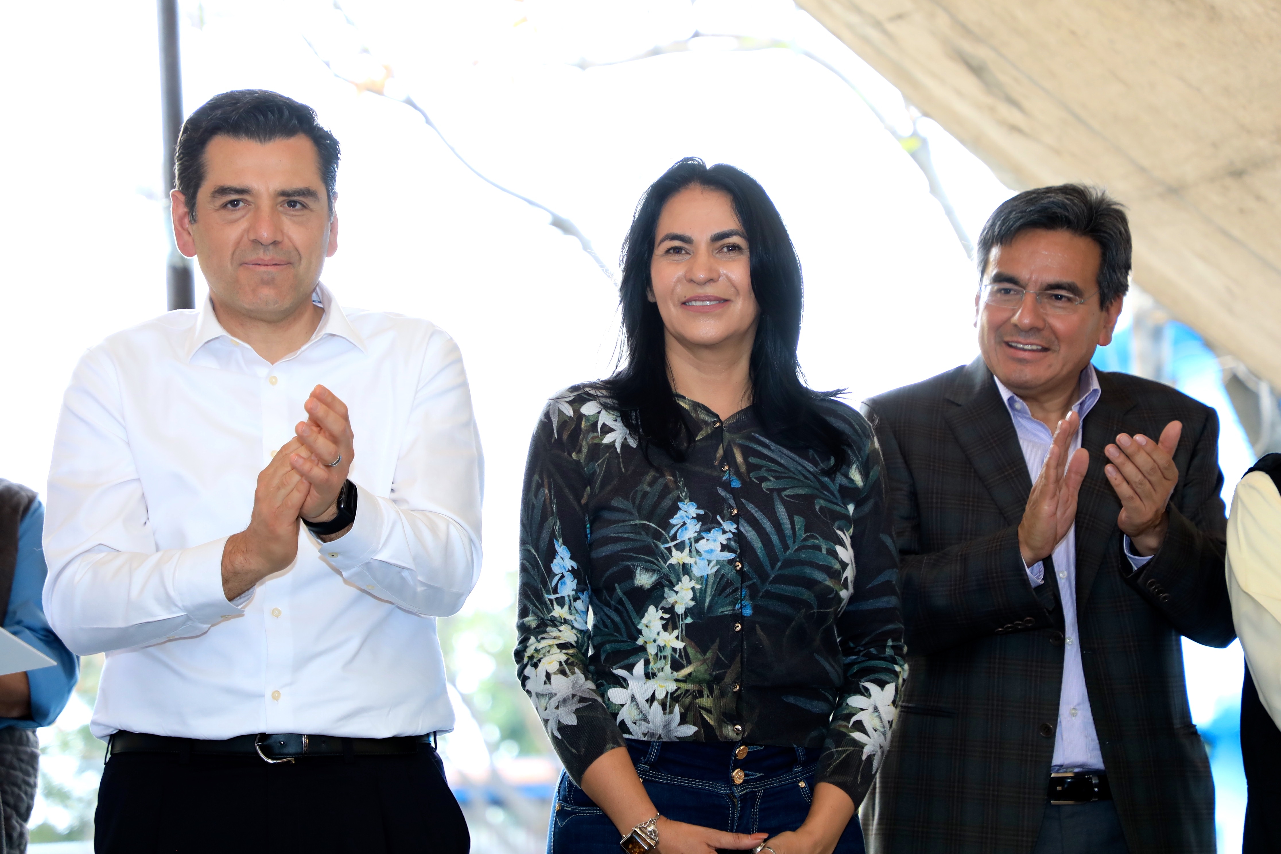 Directivos en el evento. Ignacio de la Luz, Dione Anguiano y Armando Reza Directivos en el evento. Ignacio de la Luz, Dione Anguiano y Armando Reza