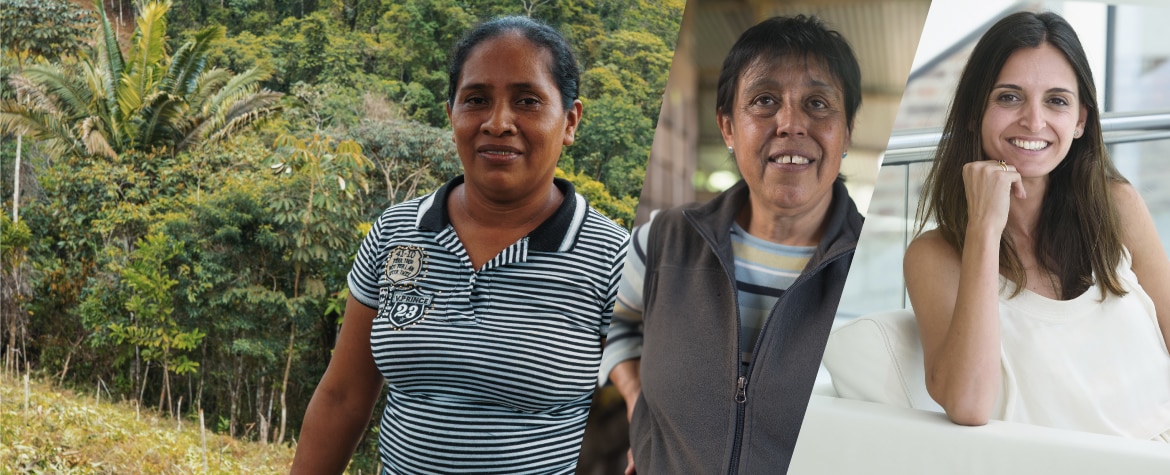 Adelaida, Astrid y Arancha, tres mujeres emprendedoras que cuentan con el apoyo de BBVA