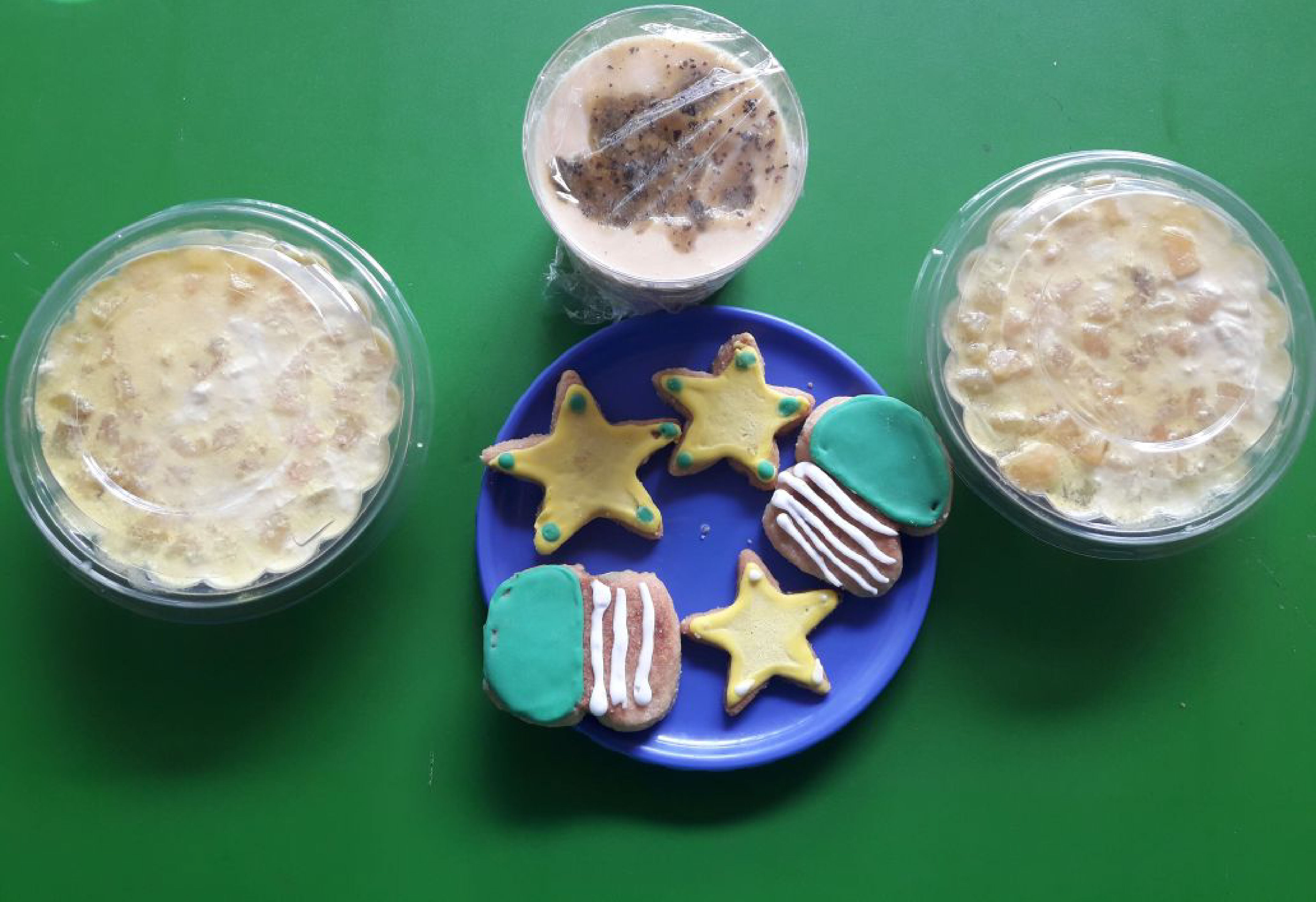 Postres de piña y milo elaborados por PandiPostres