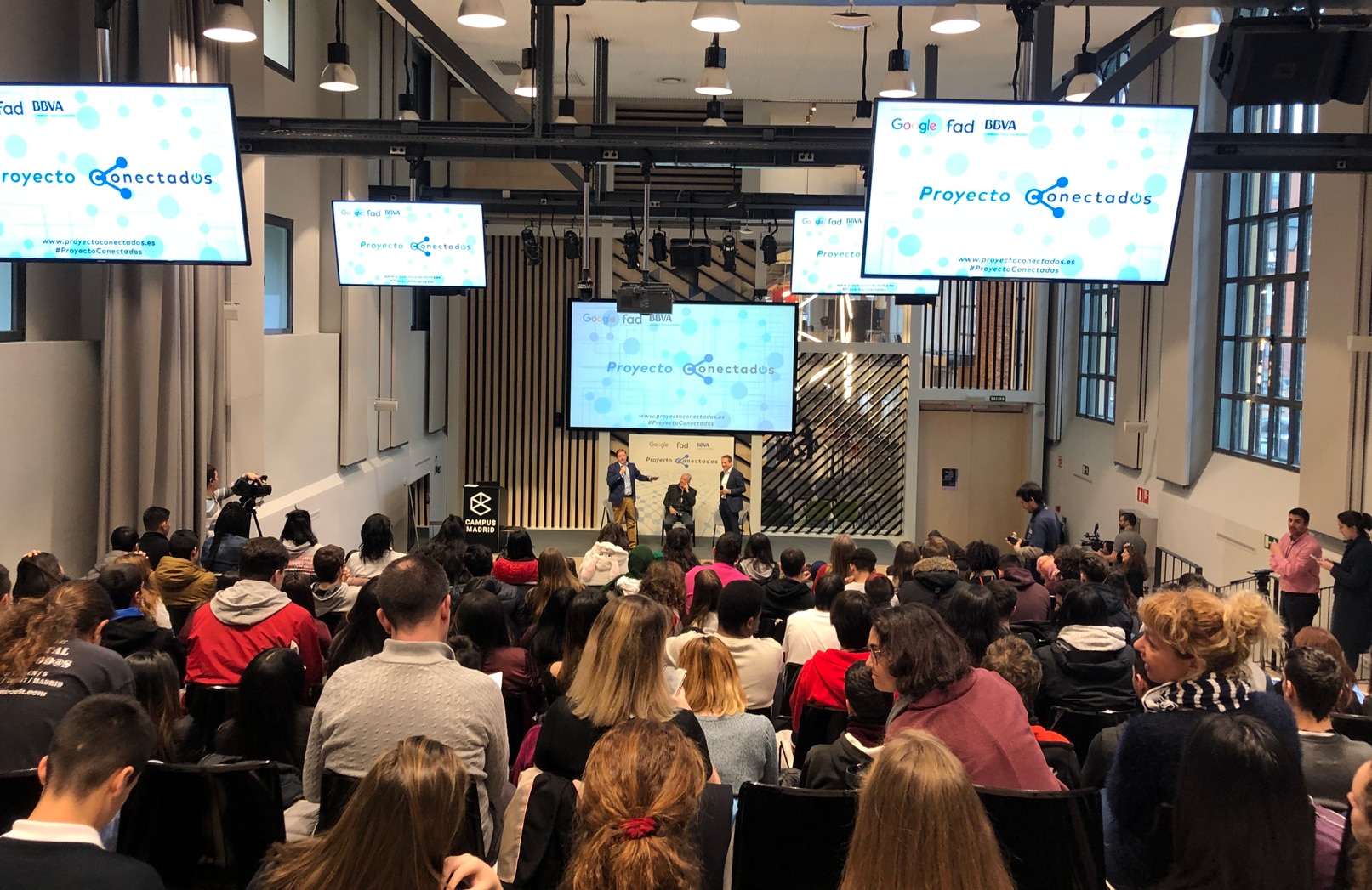 Presentación de 'Conectados', una herramienta desarrollada por Fad, BBVA y Google Presentación de 'Conectados', una herramienta desarrollada por Fad, BBVA y Google