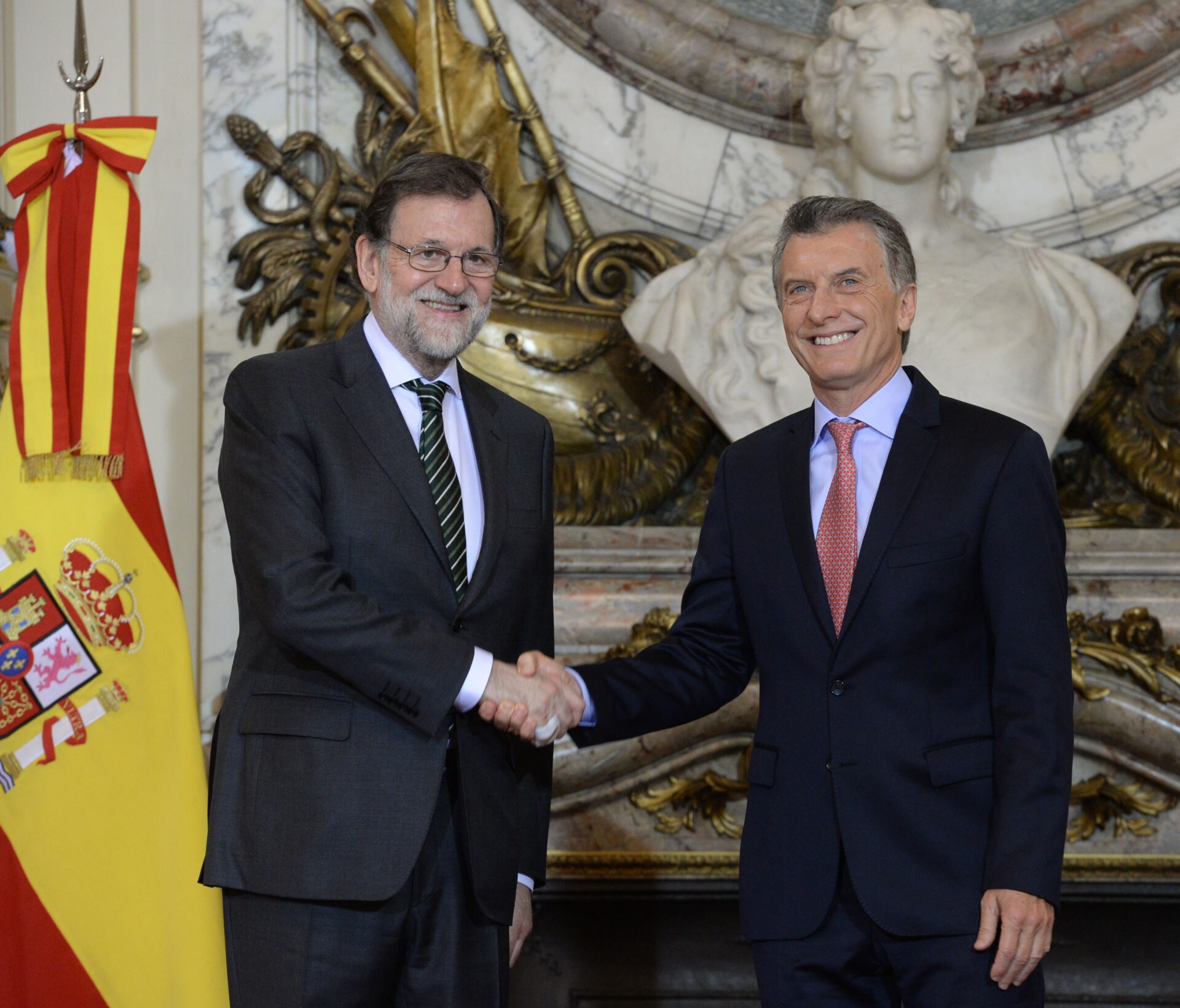 El presidente Macri recibió al presidente del Gobierno de España, Mariano Rajoy