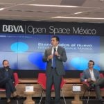 Eduardo Osuna, Vicepresidente y Director General de BBVA Bancomer durante la presentación de OPEN SPACE 09 abril 2018