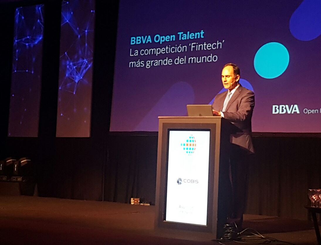 Ignacio Sanz, country manager de BBVA Paraguay, en el Digital Bank Asunción