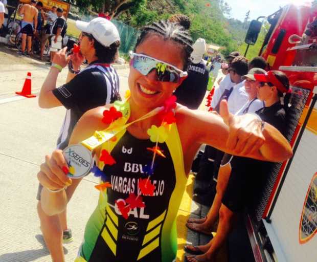 Maira Vargas, triatleta patrocinada por BBVA Colombia Maira Vargas, triatleta patrocinada por BBVA Colombia