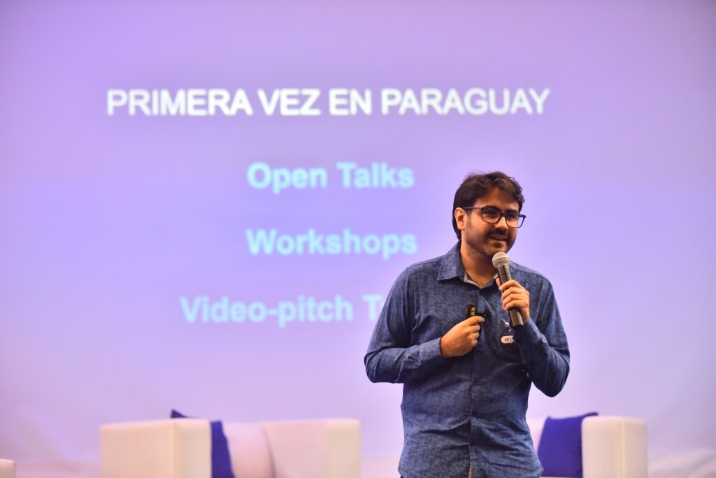 Miguel Ángel Salomón, responsable de Open Innovation en Paraguay, en el lanzamiento de Open Talent 2018 Miguel Ángel Salomón, responsable de Open Innovation en Paraguay, en el lanzamiento de Open Talent 2018