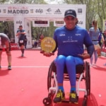 Francisco Sanclemente, ganador en la Maratón de Madrid