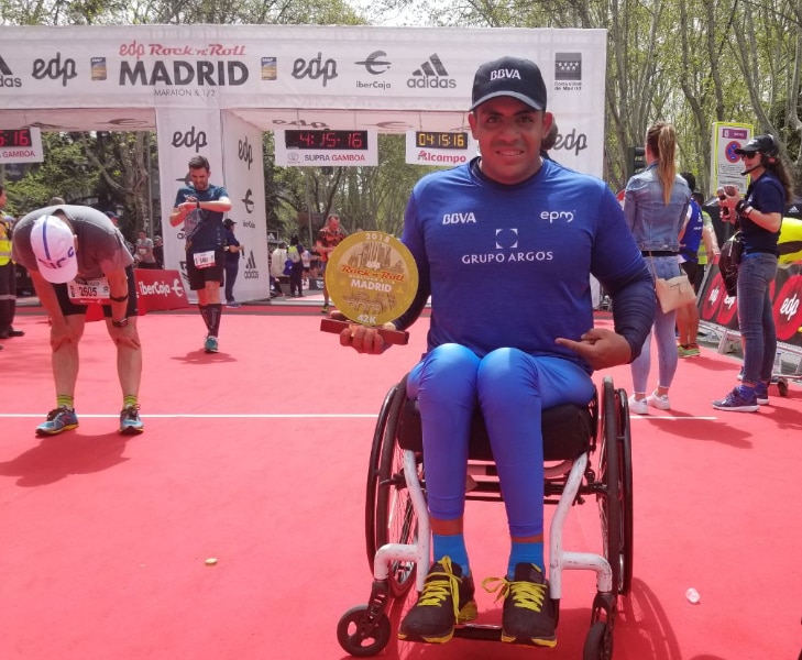 Francisco Sanclemente, ganador en la Maratón de Madrid Francisco Sanclemente, ganador en la Maratón de Madrid