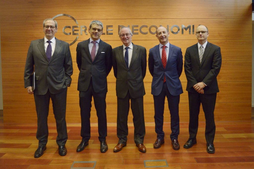 José Manuel González-Páramo, BBVA, at the AmCham Spain event in Barcelona José Manuel González-Páramo, BBVA, at the AmCham Spain event in Barcelona