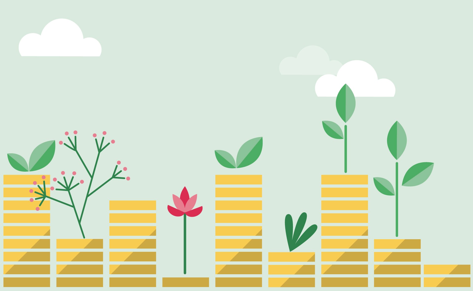 Finanzas sostenibles, verde, crecimiento, dinero, sostenibilidad Fotografía de Finanzas sostenibles, verde, crecimiento, dinero, sostenibilidad